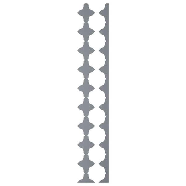 Ekena Millwork Pandora 0.125 in. T x 0.33 ft. W x 4 ft. L Bronze Mirror Acrylic Resin Decorative Wall Paneling 17-Pack
