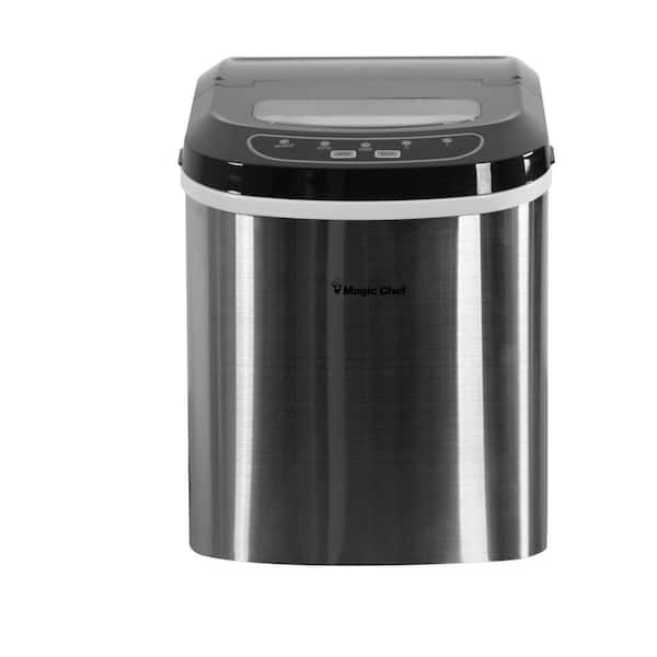 Magic Chef 27 lb. Portable Countertop Ice Maker in Stainless