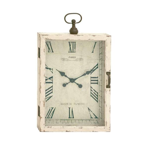 Open-box Antique Wooden Retro Style Vintage Wood Indoor Wall Clock with Pendulum 