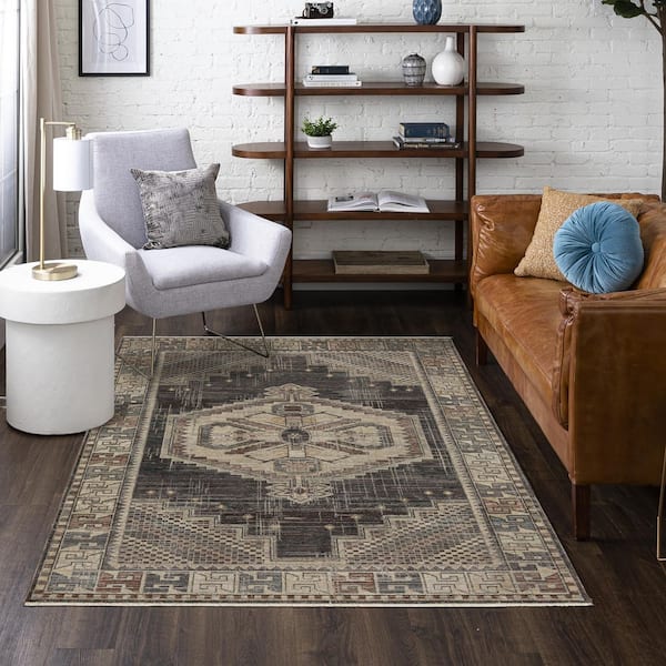 Chichester Mocha 6 ft. x 9 ft. Area Rug