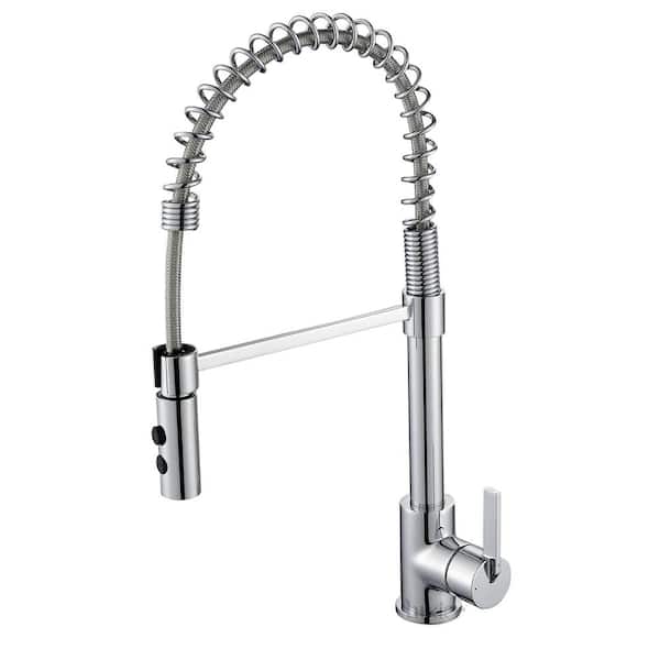 LUXIER Single-Handle Pull-Down Sprayer Kitchen Faucet with 2-Function Sprayhead in Chrome