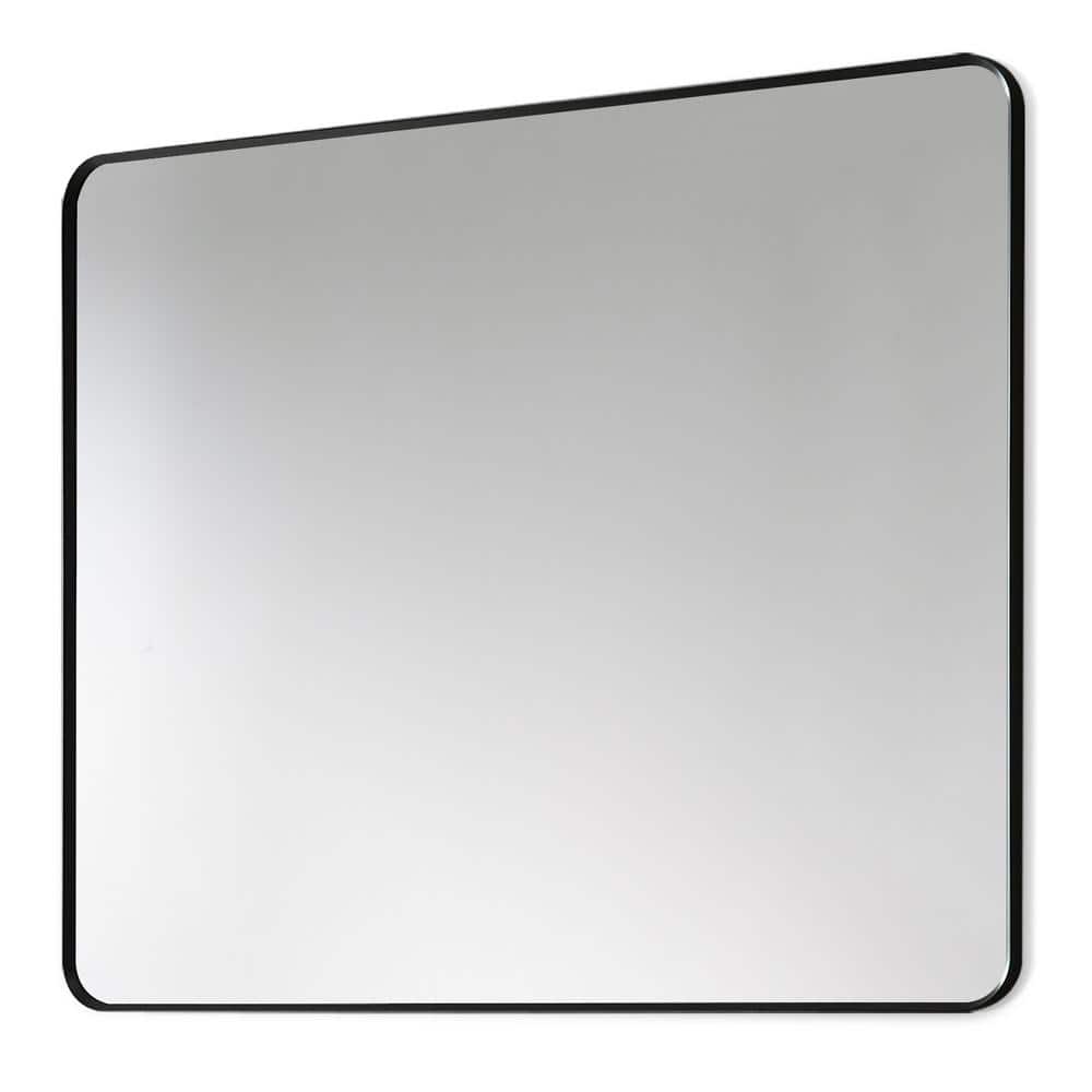 Elegante 36" Rectangular Silver Bathroom Vanity Mirror
