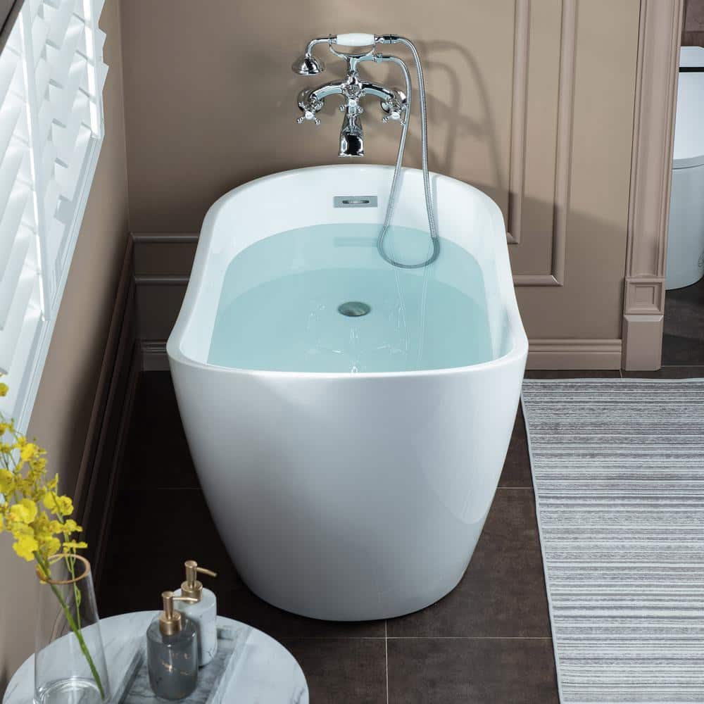 Aether Chrome 3 Handle Wall Roman Tub Faucet with Diverter