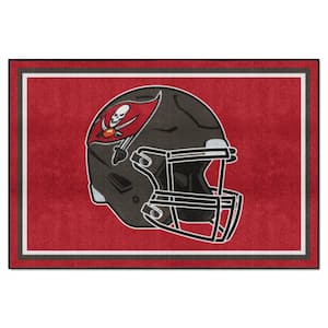 Tampa Bay Buccaneers Red 5 ft. x 8 ft. Plush Area Rug