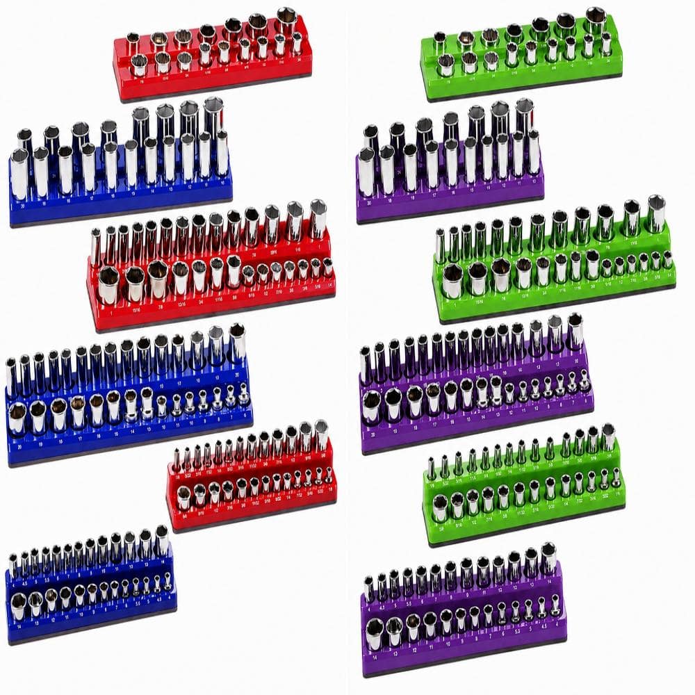 "MAGNETIC SOCKET HOLDER SET, PURPLE, SAE 1/4"", 3/8"", 1/2"" (3-PIECE SET)" price history on PriceWatchPro