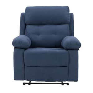 Oren Blue Manual Reclining Chair