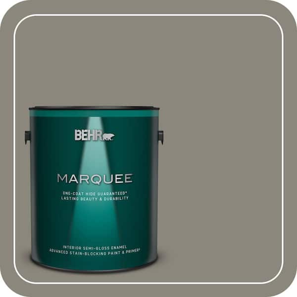 BEHR MARQUEE 1 gal. #T12-11 Compass Semi-Gloss Enamel Interior Paint & Primer