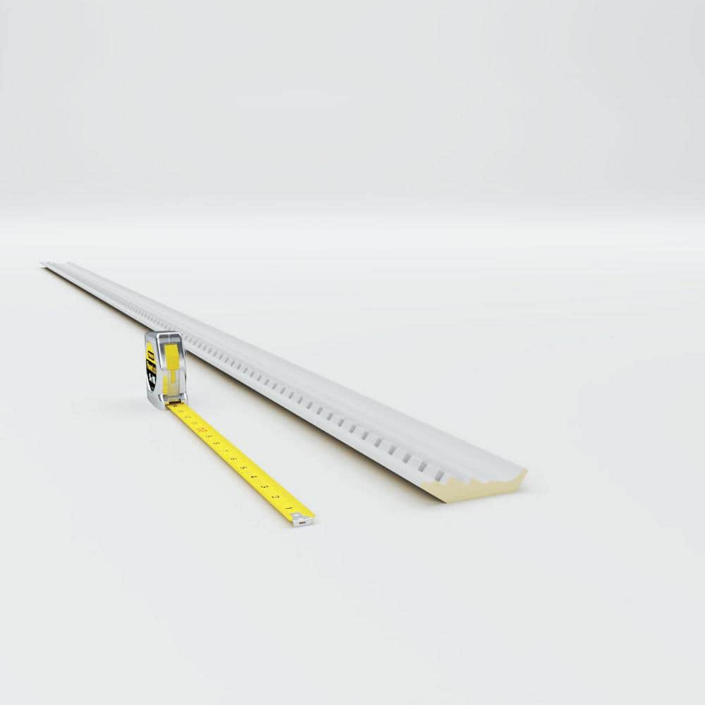 Primed White Polyurethane Dentil Crown Moulding 94.5" Length