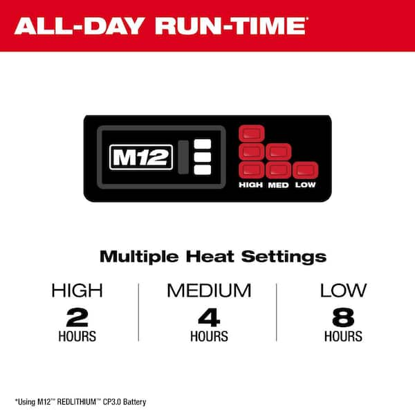 Milwaukee Women's 2X-Large M12 12V Lithium-Ion Cordless AXIS Gray Heated  Jacket with (1) 3.0 Ah Battery and Charger 234G-212X - The Home Depot