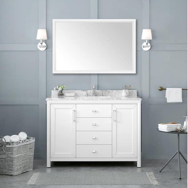 Home Decorators Collection 46 00 In W, Home Decorators Bathroom Vanity Mirrors