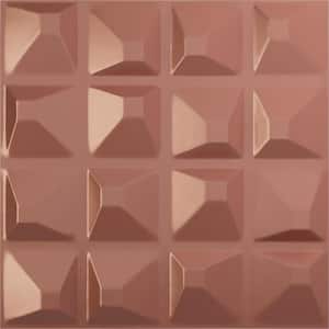 19 5/8 in. x 19 5/8 in. Tristan EnduraWall Decorative 3D Wall Panel, Champagne Pink (12-Pack for 32.04 Sq. Ft.)