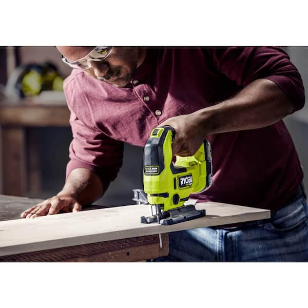 RYOBI ONE+ HP 18V Brushless Cordless Jig Saw Kit with (2) 4.0 Ah