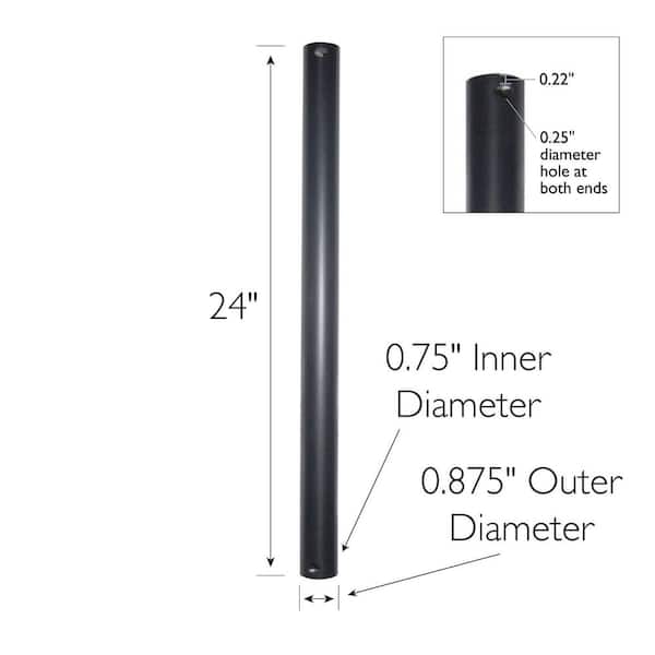 24 in. Bronze Extension Downrod