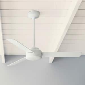 Presto 52 in. Indoor Matte White Ceiling Fan with Wall Control For Bedrooms