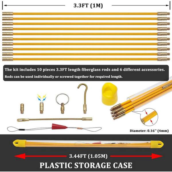 Hayabusa HW-323 Tachi Fish Wire Horizontal Double Speed Hanging Set - No. 5 Hooks, 2 Sets Included - View #2