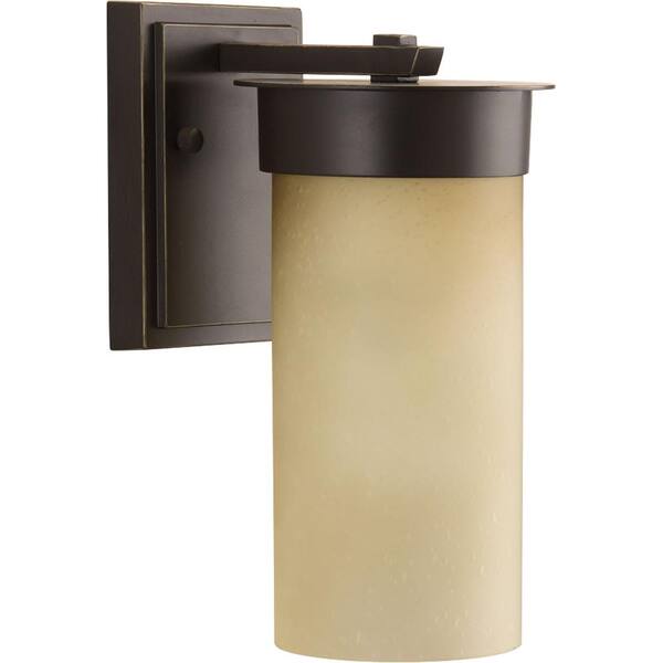 Progress Lighting Hawthorne 1-Light Antique Bronze 9.6 in. Outdoor Small Wall Lantern