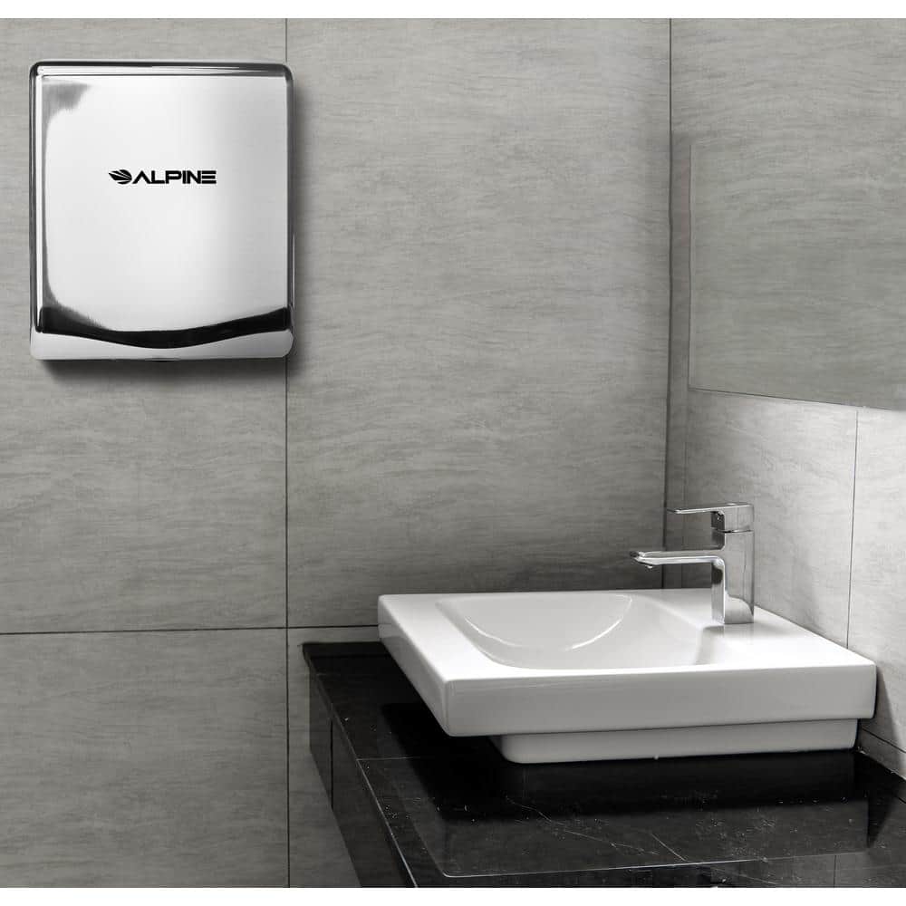 Chrome Stainless Steel High-Speed Automatic Hand Dryer with HEPA Filter