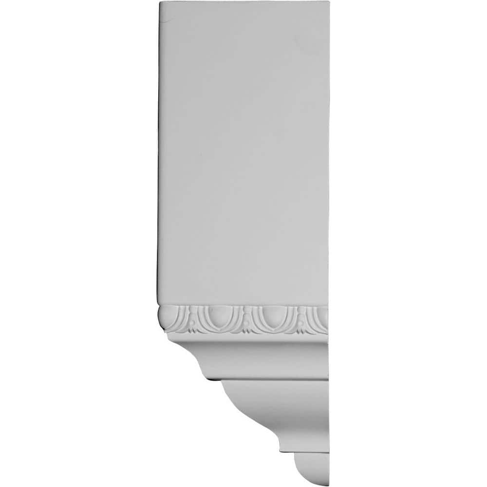 White Decorative Crown Moulding Inside Corner 11.5"