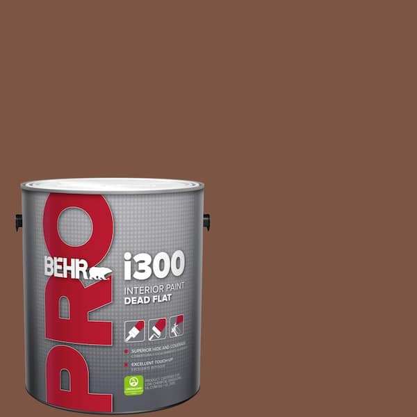 BEHR PRO 1 gal. #ECC-54-3 Wild Stallion Dead Flat Interior Paint