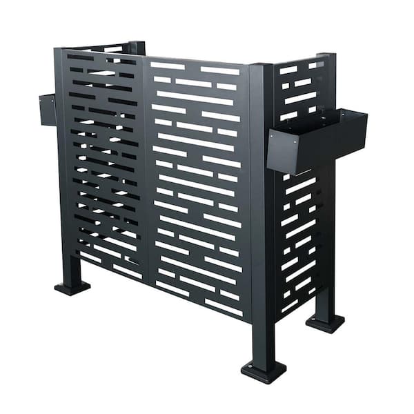 JimsMaison 48.25 in. Steel Privacy Fence Garden Fence