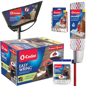 O-Cedar EasyWring Spin Mop and Bucket System 2 Extra Machine
