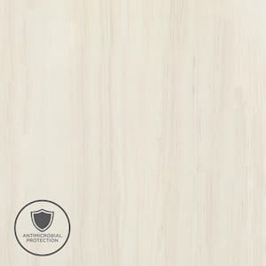 3 in. x 5 in. Laminate Sheet Sample in White Cypress with Premium SoftGrain Finish