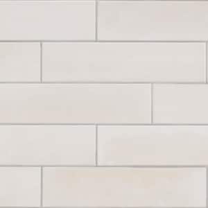 LuxeCraft Arteko Antique White 3 in. x 12 in. Glazed Ceramic Wall Tile (0.25 sq. ft./Each)