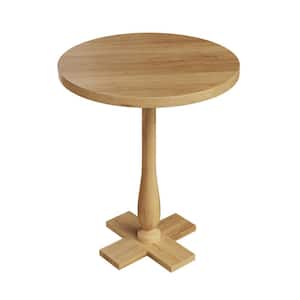 18 in. Mango Wood Circle Side Table