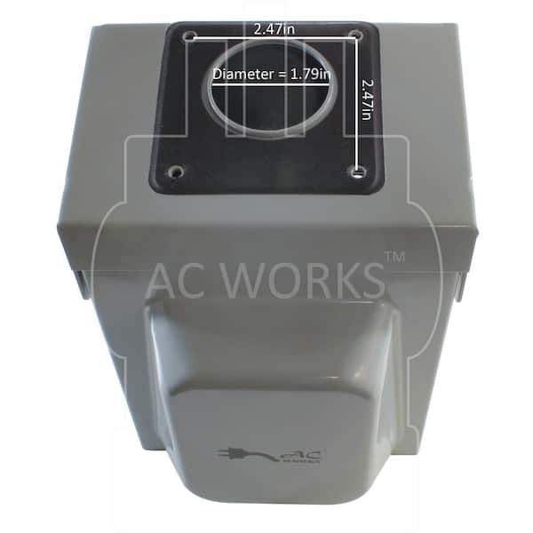 AC WORKS 50 Amp 125-Volt/250-Volt Locking 4-Wire CS6375/SS2-50