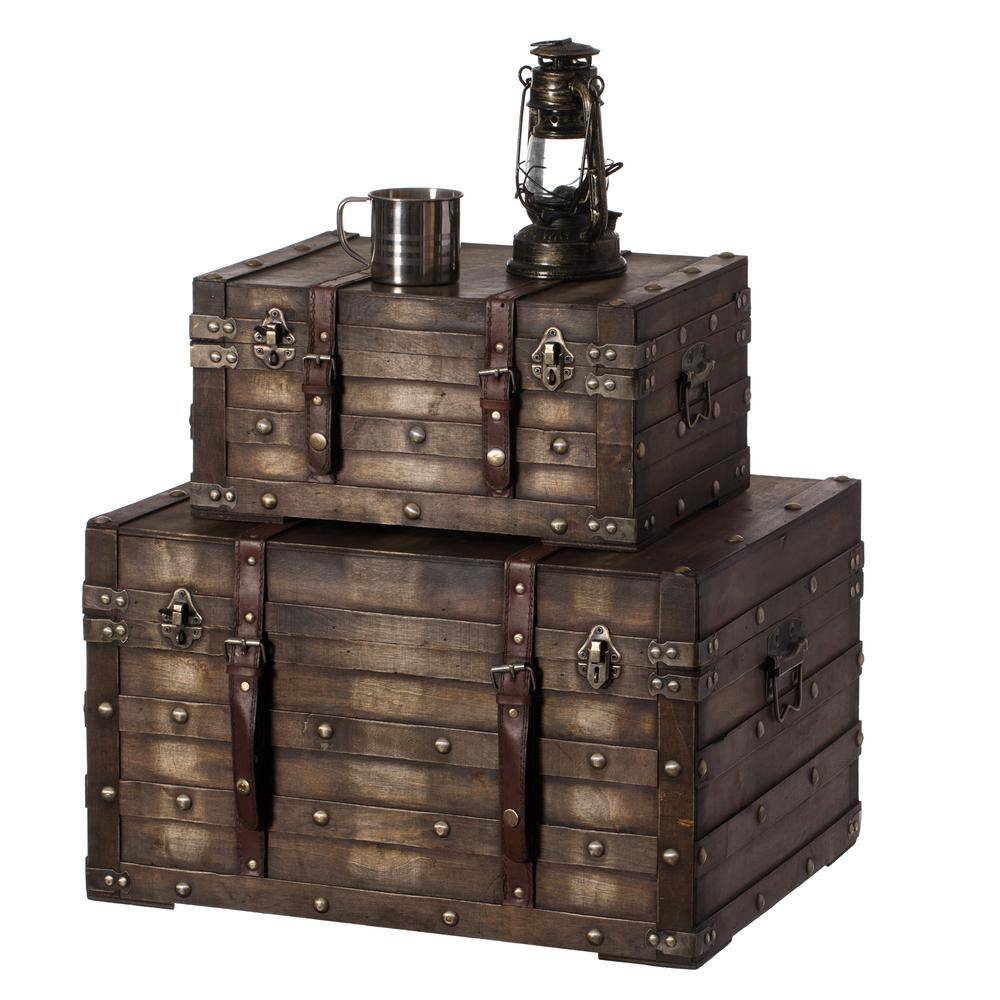 Steamer Trunk Treasure Chest Made From Reclaimed Pallet Wood