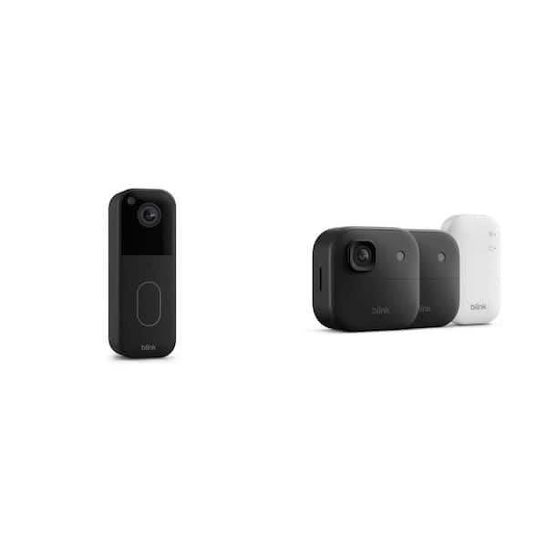 Wireless Video Doorbell with HD View, 2-Way Talk, Night Vision and 2K Security Camera (2-Cameras) Combo