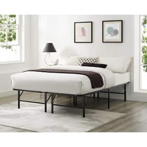 Black Heavy-Duty Metal Bed Frame 14 in. Full Platform Bed with Foldable Design, Steel Slats, and Mattress Foundation