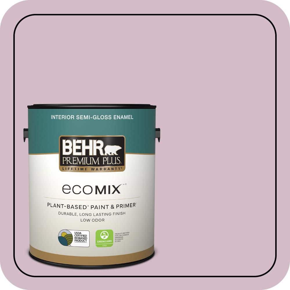 1 gal. #T12-16 Queens Tart Semi-Gloss Enamel EcoMix Plant-Based Interior Paint & Primer price history on PriceWatchPro