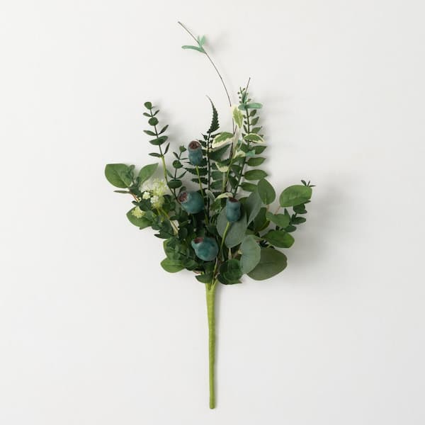 SULLIVANS 19" Green Pod Foliage Pick; Green