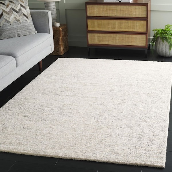 Northport 9 ft. x 12 ft. Ivory/Gray Distressed Abstract Area Rug