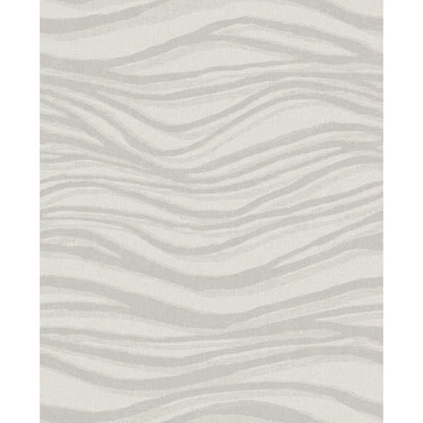SCOTT LIVING Chorus Champagne Wave Wallpaper Sample