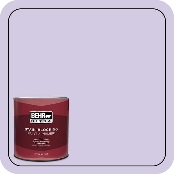 BEHR ULTRA 1 qt. #650C-3 Light Mulberry Extra Durable Flat Interior Paint & Primer