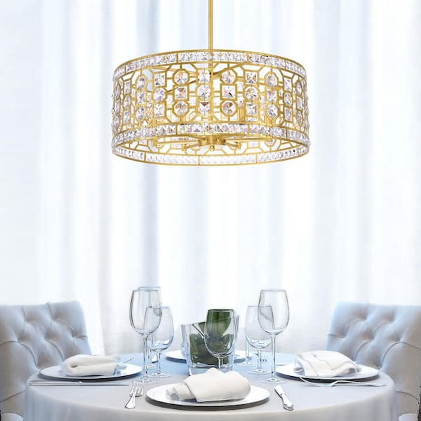 Belinda 6 Light Chandelier With Champagne Finish