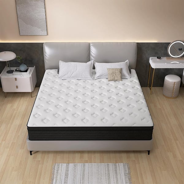 Morden King Medium Memory Foam 14 in. Bed-in-a-Box Mattress