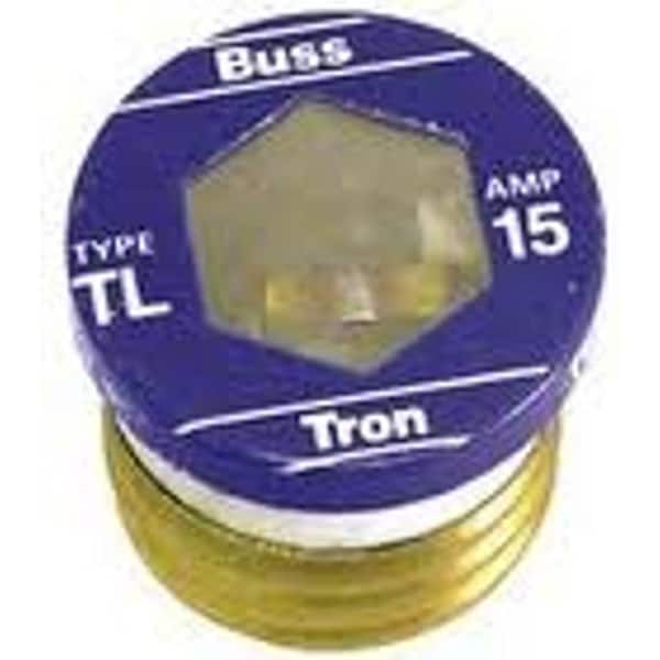 Cooper Bussmann TL Style 15 Amp Plug Fuse (4-Pack) TL-15PK4 The Home Depot
