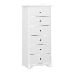 Monterey 6-Drawer White Chest