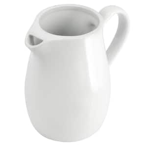 Simply White 18 Fl. Oz. White Porcelain Creamer, 1-Piece