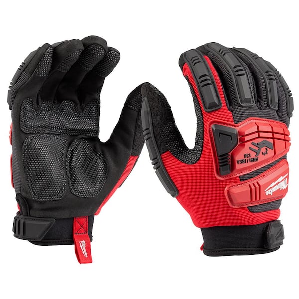 Milwaukee X-Large Impact Wrecking Work Glove 48-73-8553H - The
