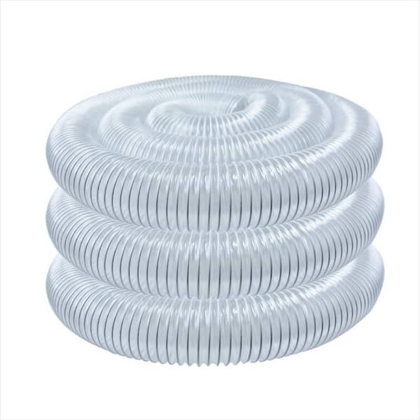 4 x 10' Clear Wire Reinforced Flexible Hose at