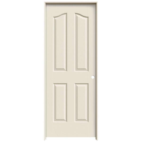 JELD-WEN 24 in. x 80 in. Provincial Primed Left-Hand Smooth Molded Composite Single Prehung Interior Door