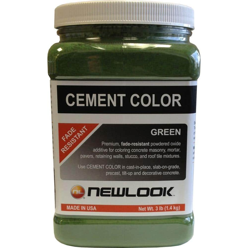 NewLook 3 lb. Green Fade Resistant Cement Color CC3LB106 - The