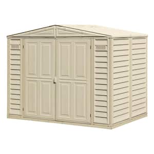 8 ft. x 5.25 ft. Vinyl Shed with Foundation
