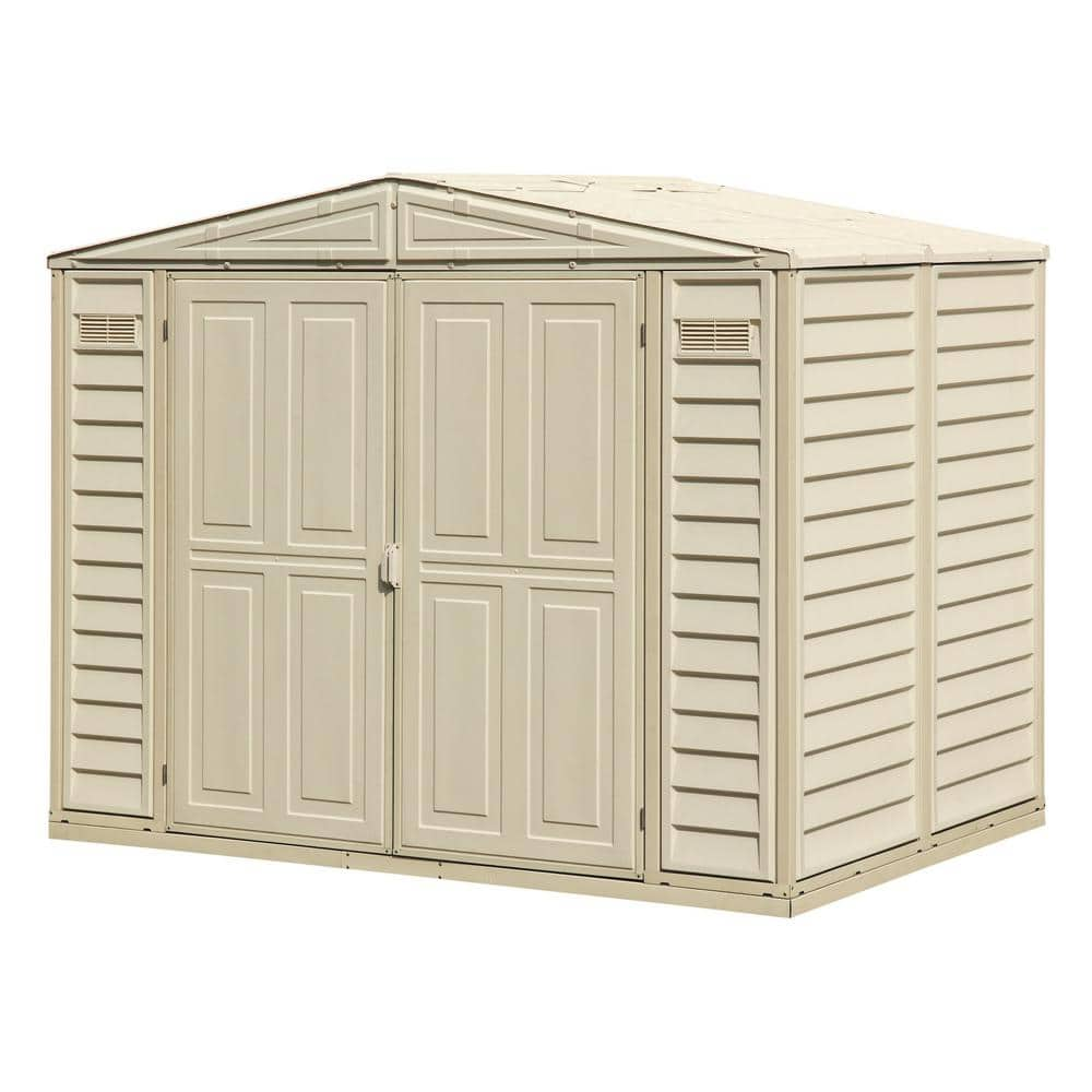 UPC 638801001843 product image for 8 ft. x 5.25 ft. Vinyl Shed with Foundation | upcitemdb.com