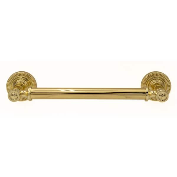 Minted 5 in. (127 mm) Center-to-Center Traditional Polished Gold Bar Drawer Pull