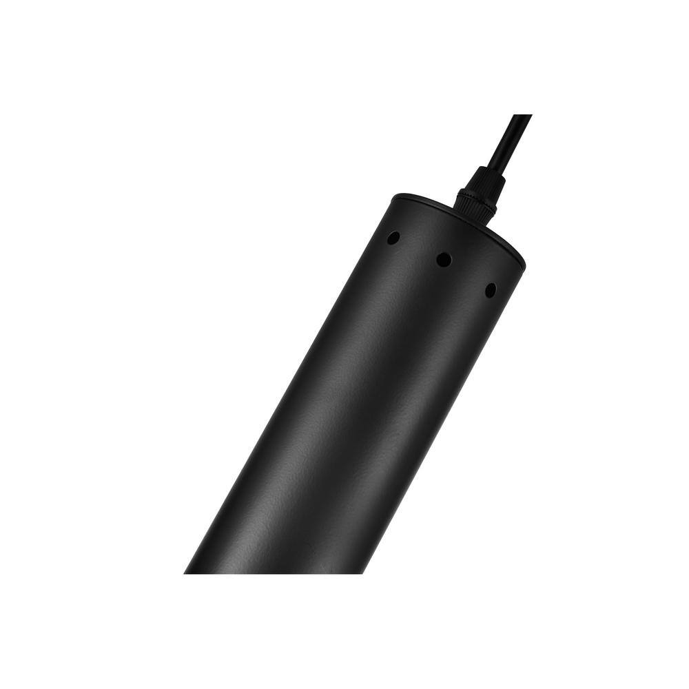 Anem Matte Black and Satin Gold LED Mini Pendant Light
